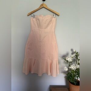 J. Crew Strapless Light Pink Dress NWT